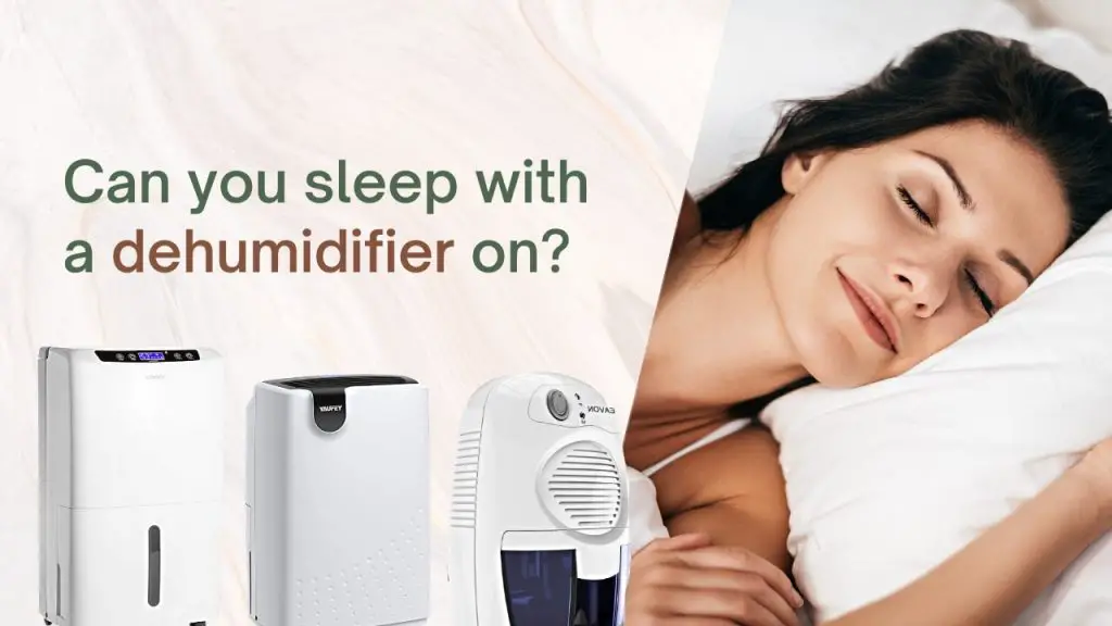 Can you sleep with a dehumidifier on