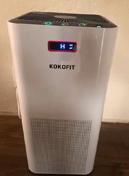 kokofit air purifier set up and handling