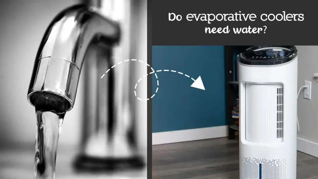 Do evaporative coolers need water?