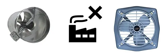 Exhaust fan vs Inline duct fan - which one controls pollution effectively