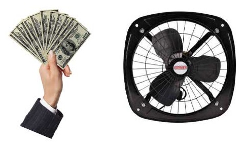 Cheapest fan between metal exhaust fan and plastic exhaust fan