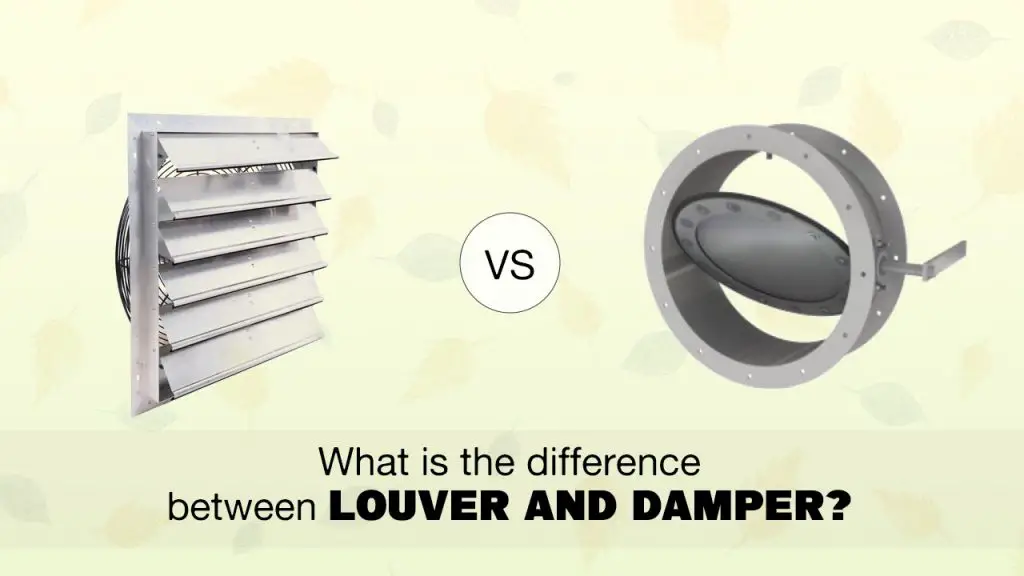 What Is a Louver? What Is the Difference Between Louver and Damper?