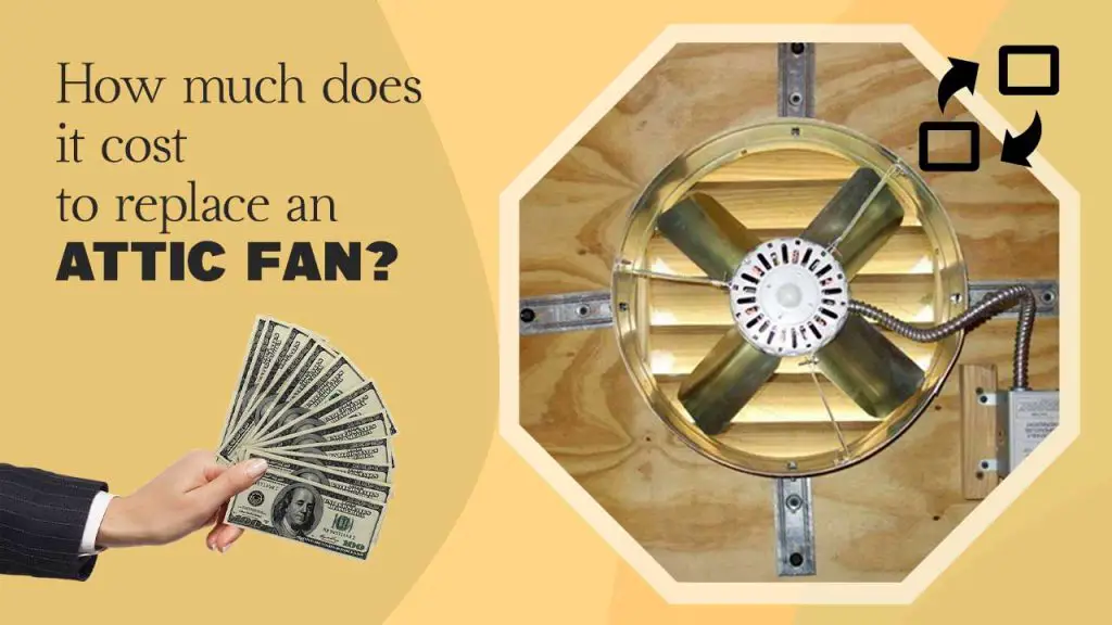 How much does it cost to replace an attic fan?
