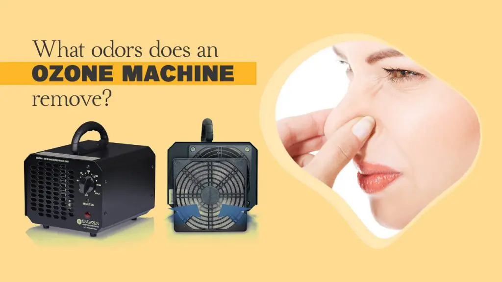 What odors does an ozone machine remove?