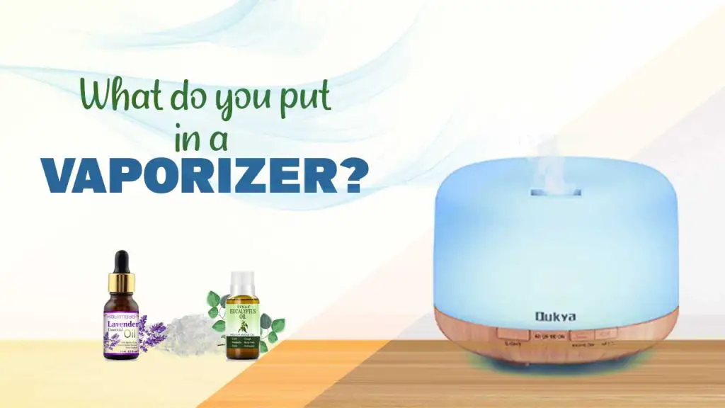 What do you put in a vaporizer?