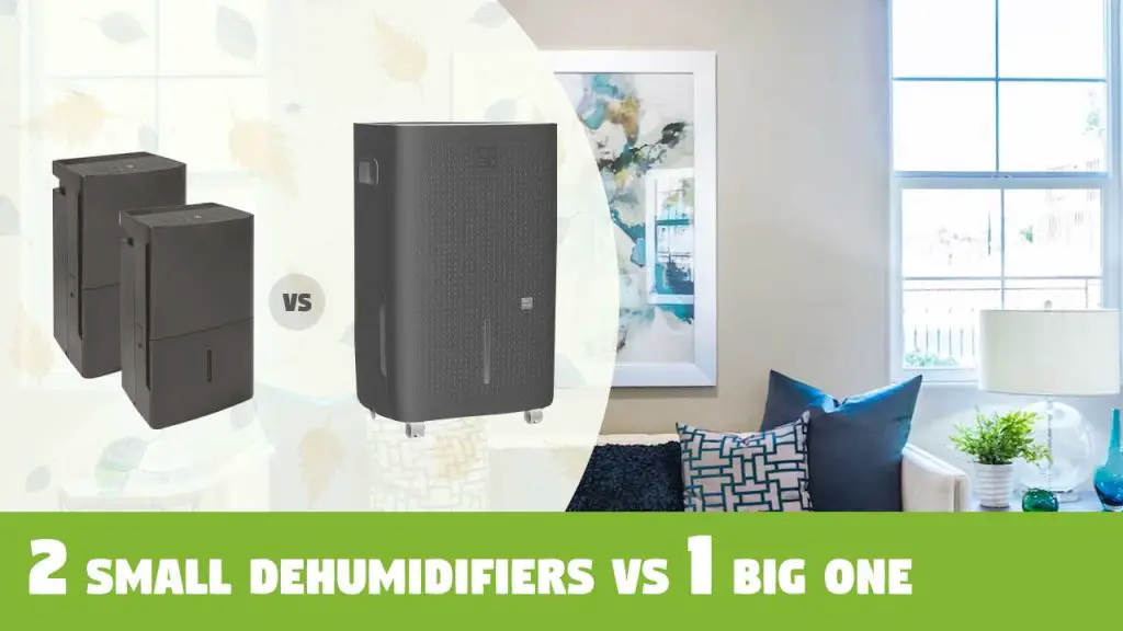 2 small dehumidifiers vs 1 big one