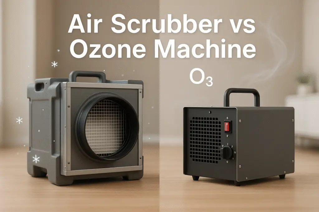 Air Scrubber vs Ozone Machine