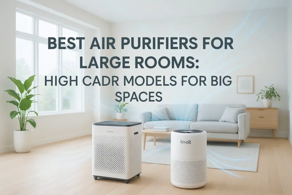 Best Air Purifiers for Large Rooms: High CADR Models for Big Spaces