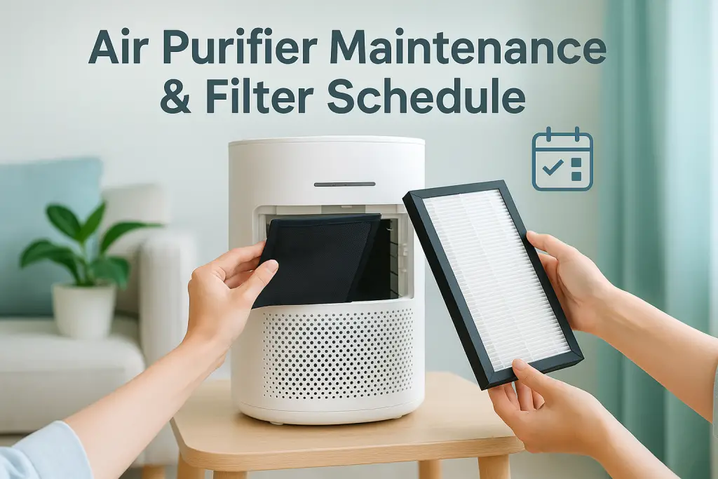 Air Purifier Maintenance & Filter Schedule