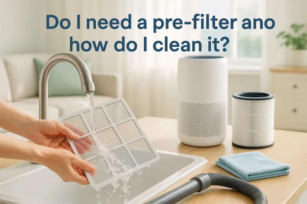 Do I need a pre-filter and how do I clean it?