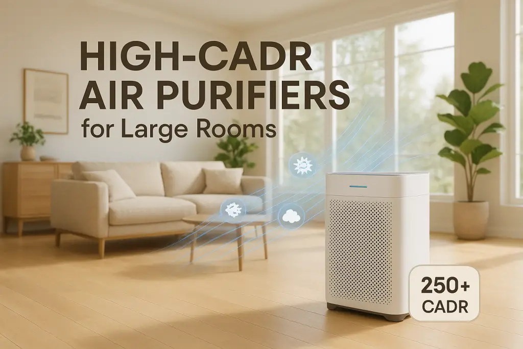 High-CADR Air Purifiers for Large Rooms