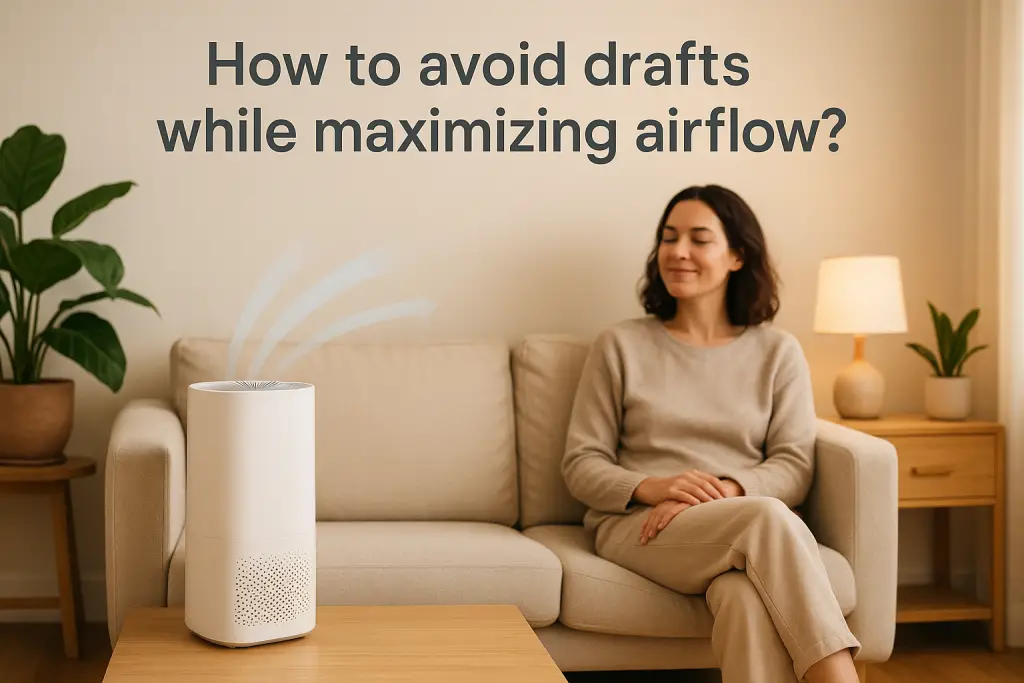 How to avoid drafts while maximizing airflow?
