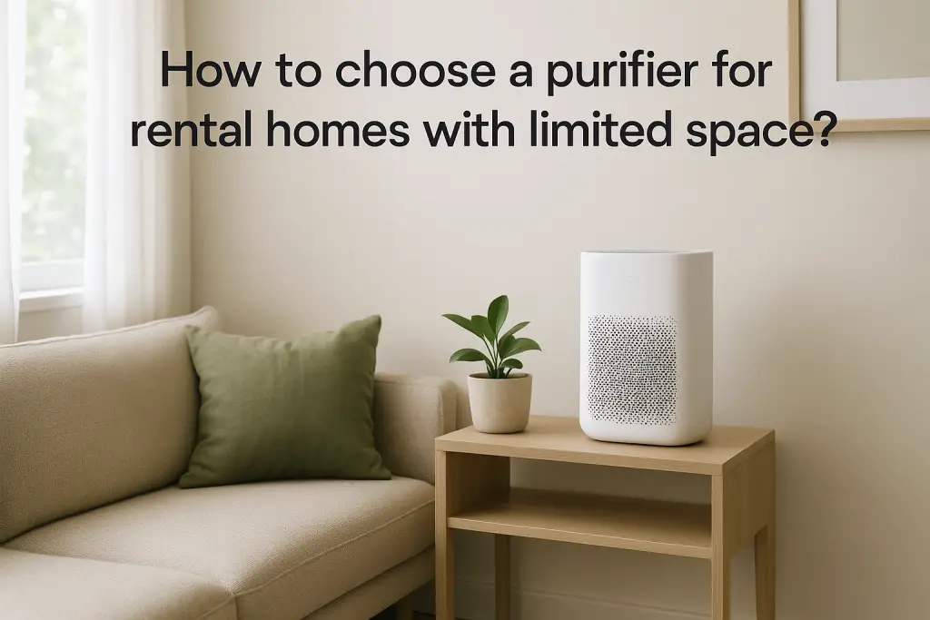 How to choose a purifier for rental homes with limited space?