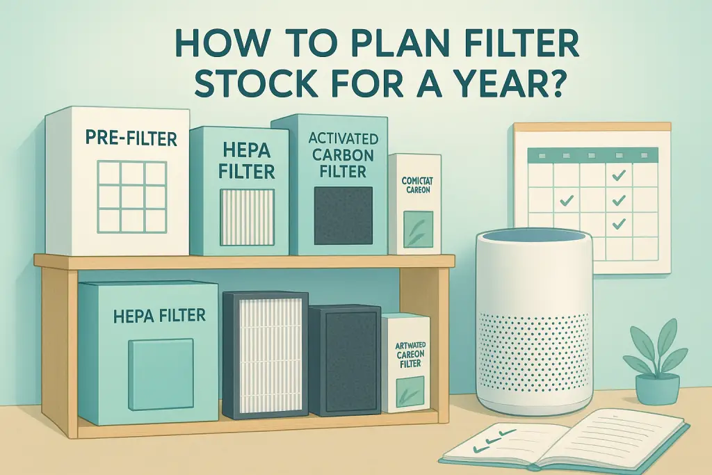 How to plan filter stock for a year?