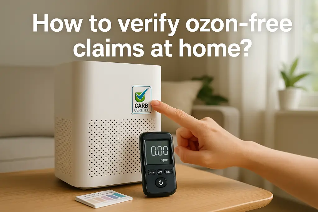 How to verify ozone-free claims at home?