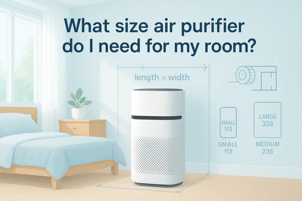 What size air purifier do I need for my room?