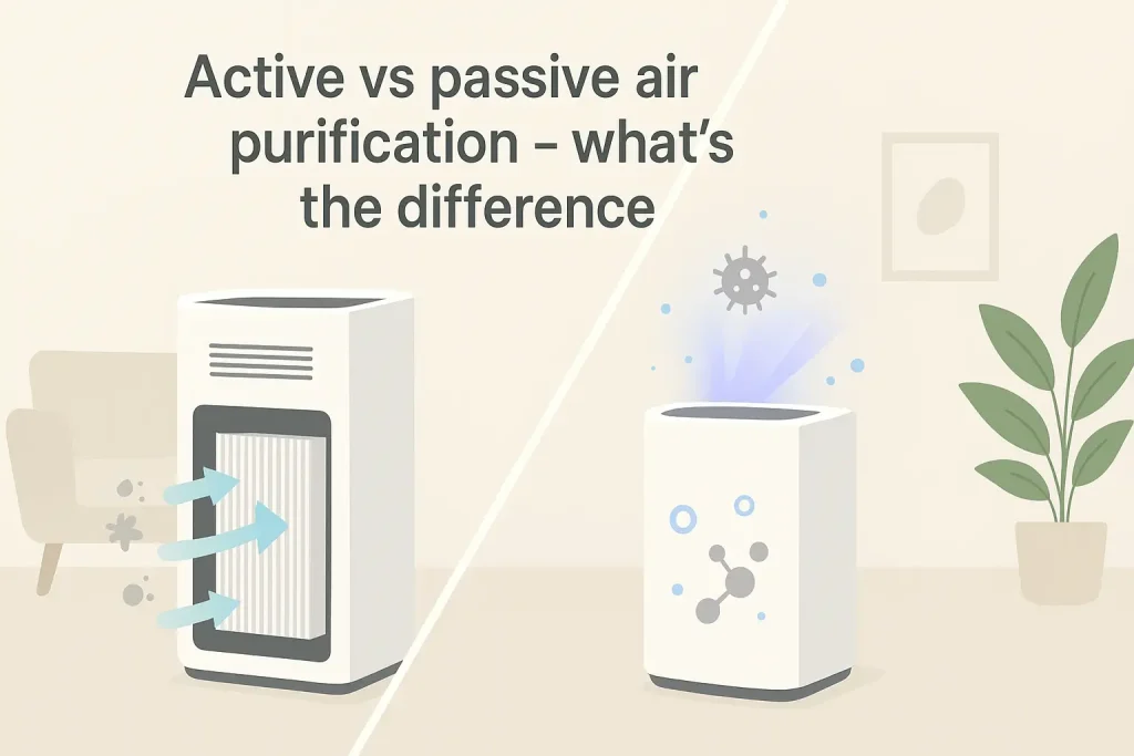 Active vs passive air purification - what's the difference