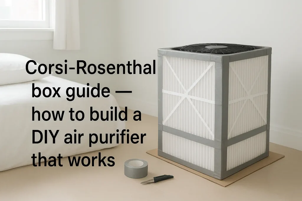 Corsi-Rosenthal box guide - how to build a DIY air purifier that works