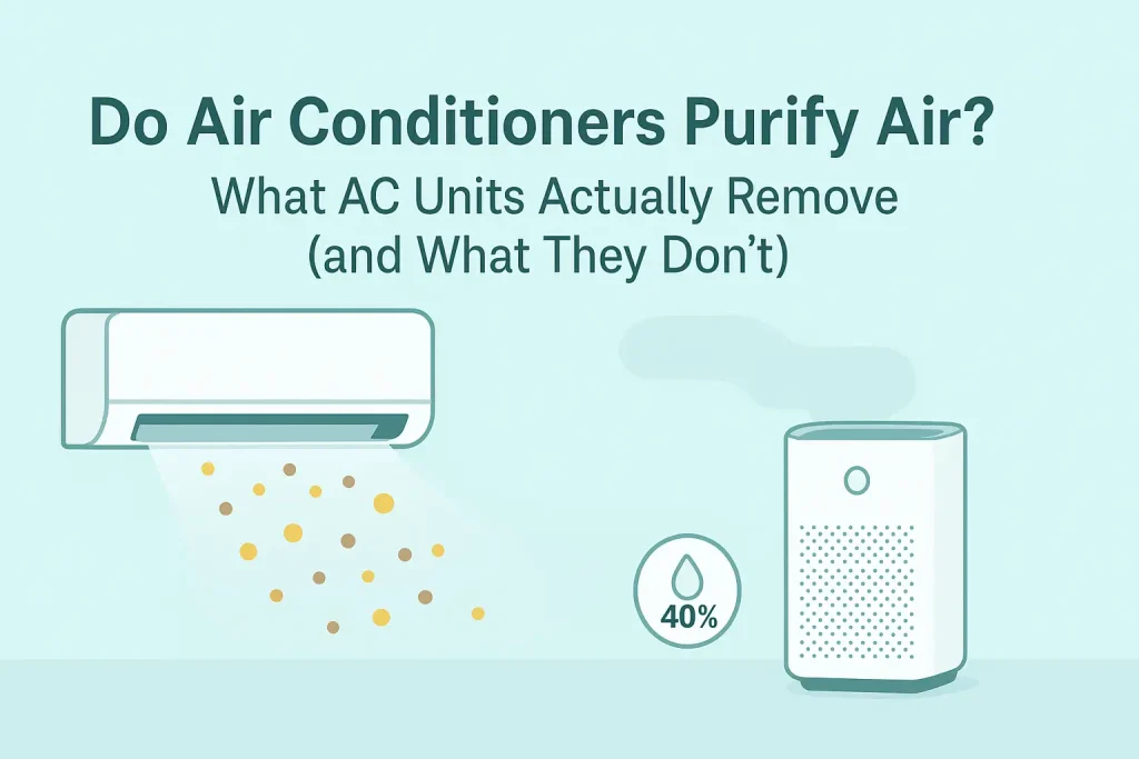 Do Air Conditioners Purify Air? What AC Units Actually Remove (and What They Don't)