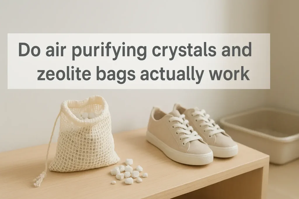 Do air purifying crystals and zeolite bags actually work