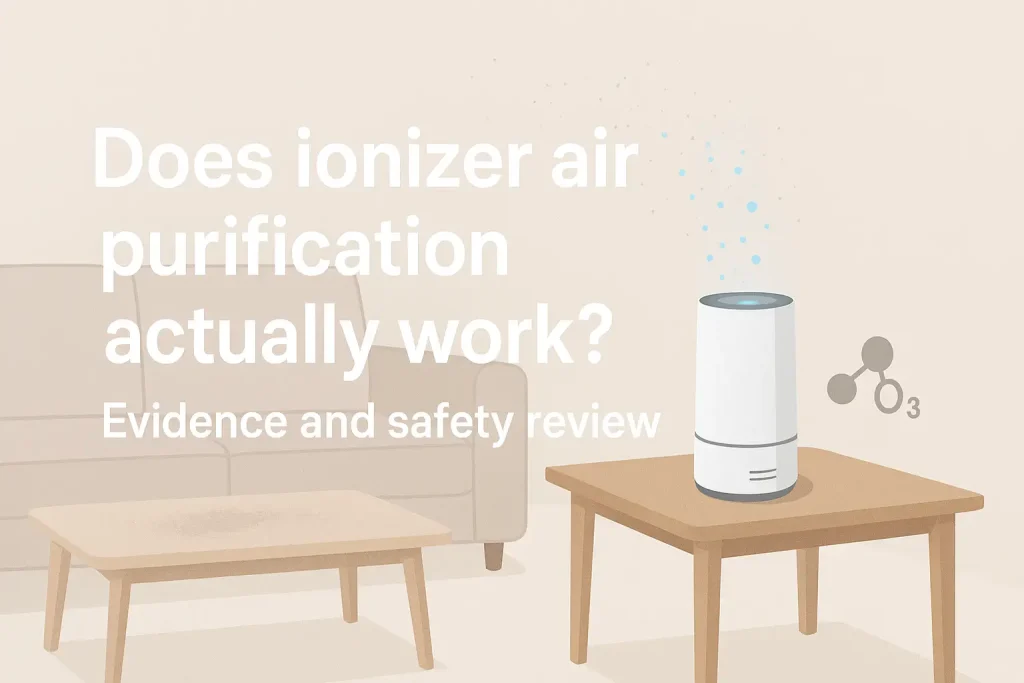 Does ionizer air purification actually work? Evidence and safety review