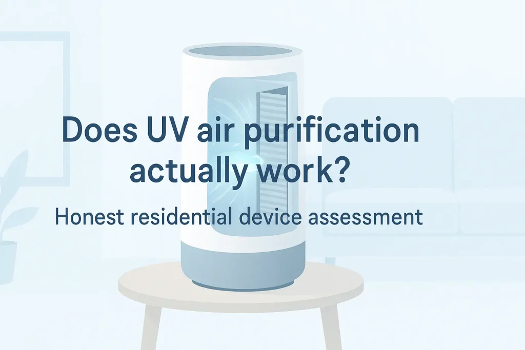 Does UV air purification actually work? Honest residential device assessment