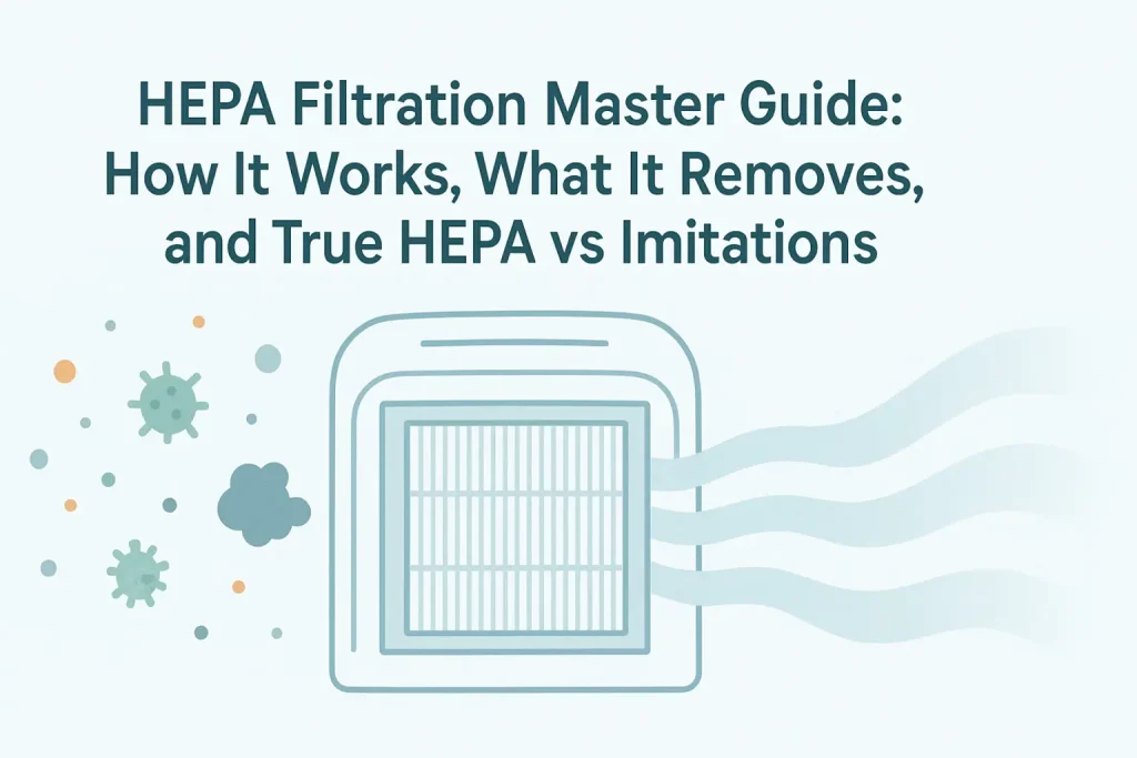 HEPA Filtration Master Guide: How It Works, What It Removes, and True HEPA vs Imitations