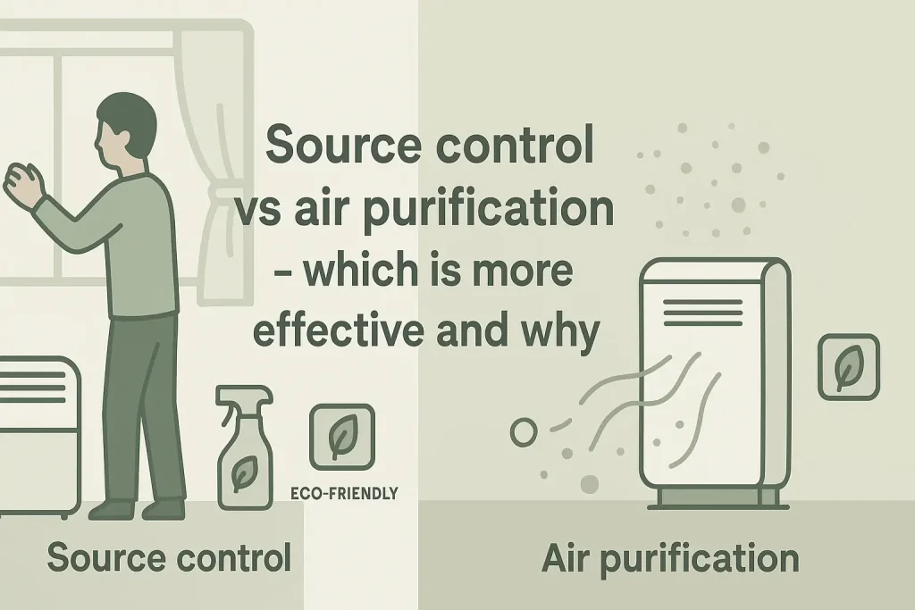 Source control vs air purification - which is more effective and why
