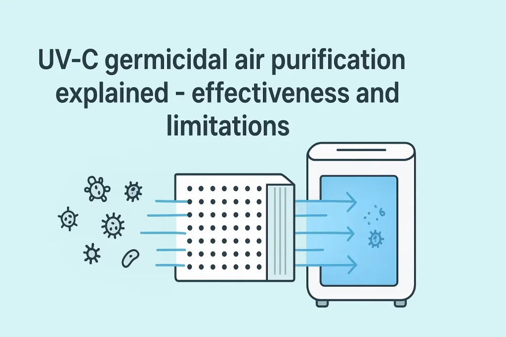 UV-C germicidal air purification explained - effectiveness and limitations